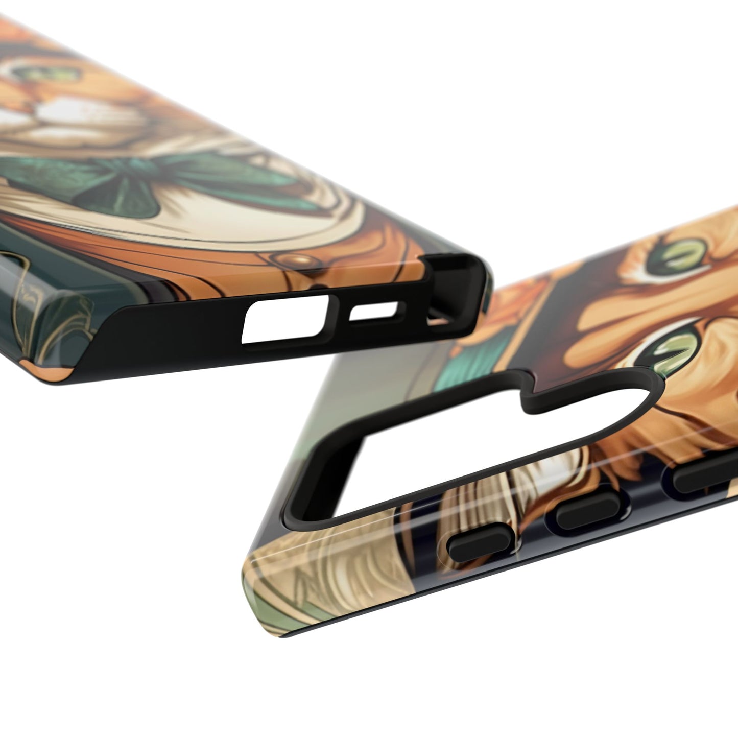 Alphonse Mucha Tough Phone Cases (A gentleman cat)