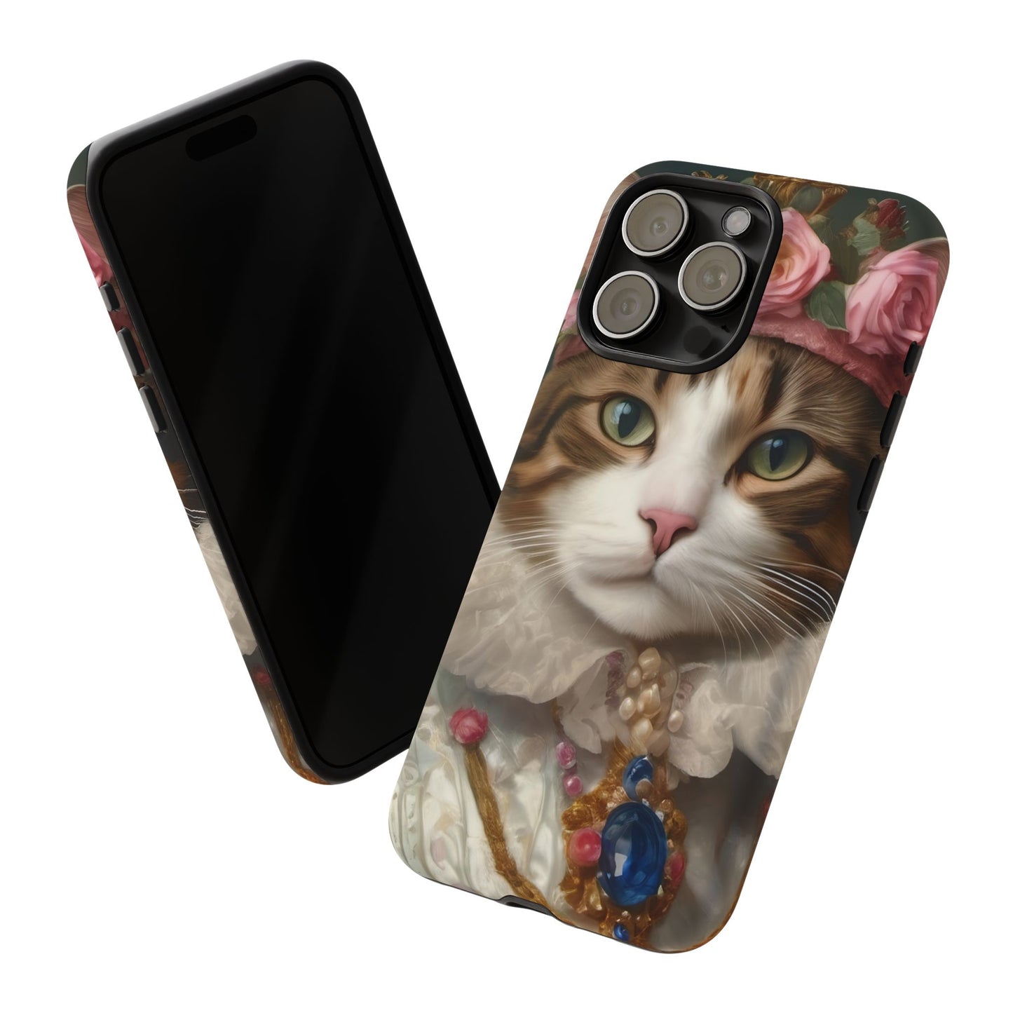 Rococo Cat Tough Phone Cases (A Queen)