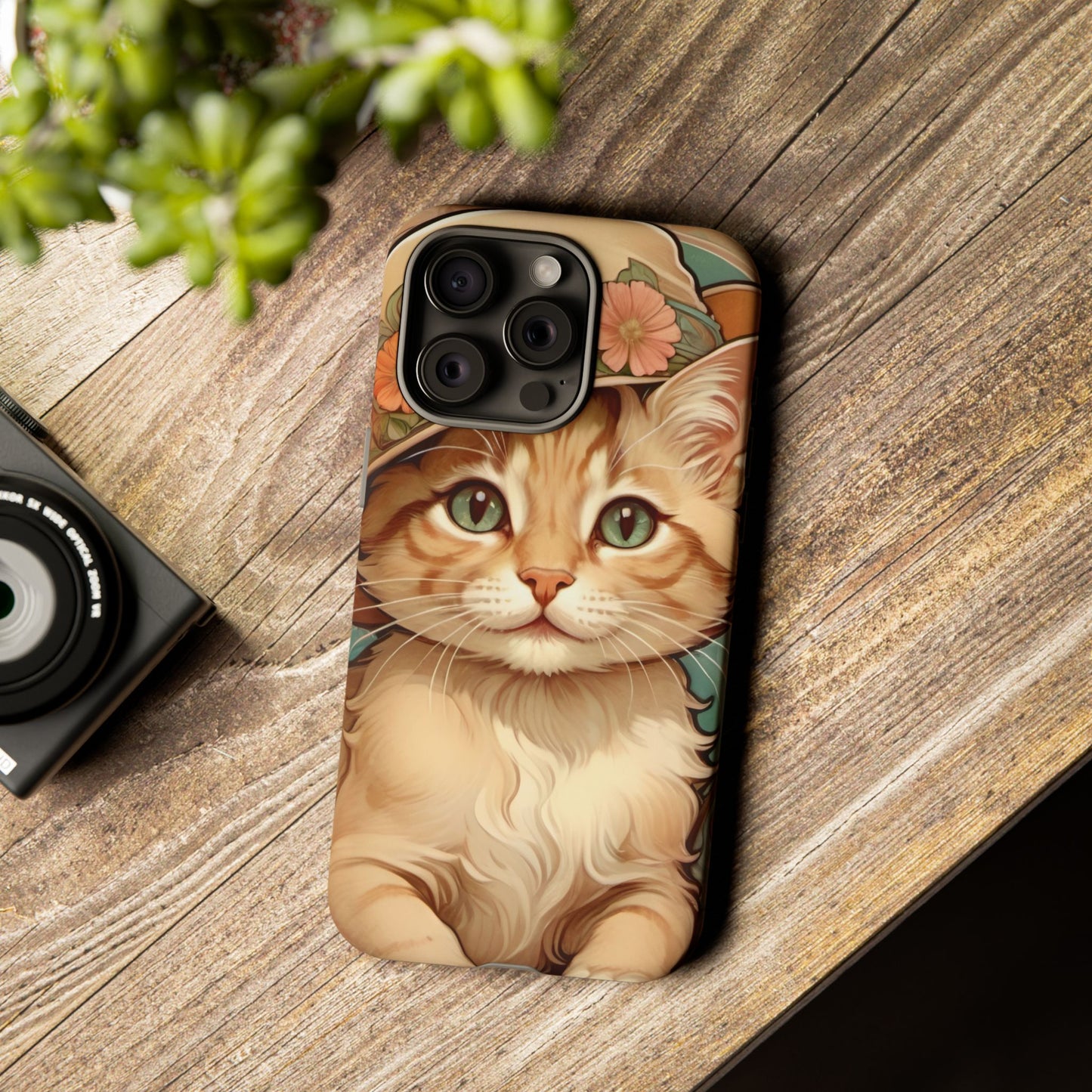 Alphonse Mucha Tough Phone Cases (A kitten)