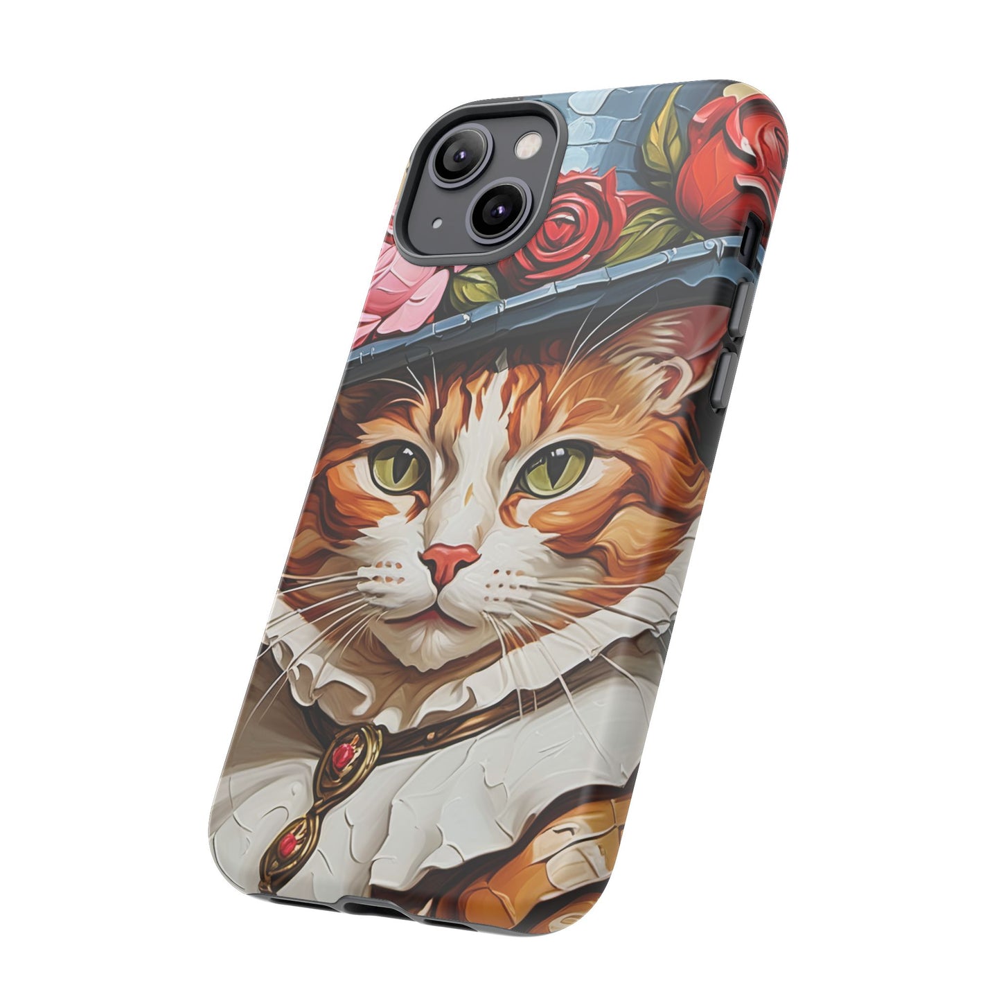 Oil Painting Cat Tough Phone Cases (A Gentleman)