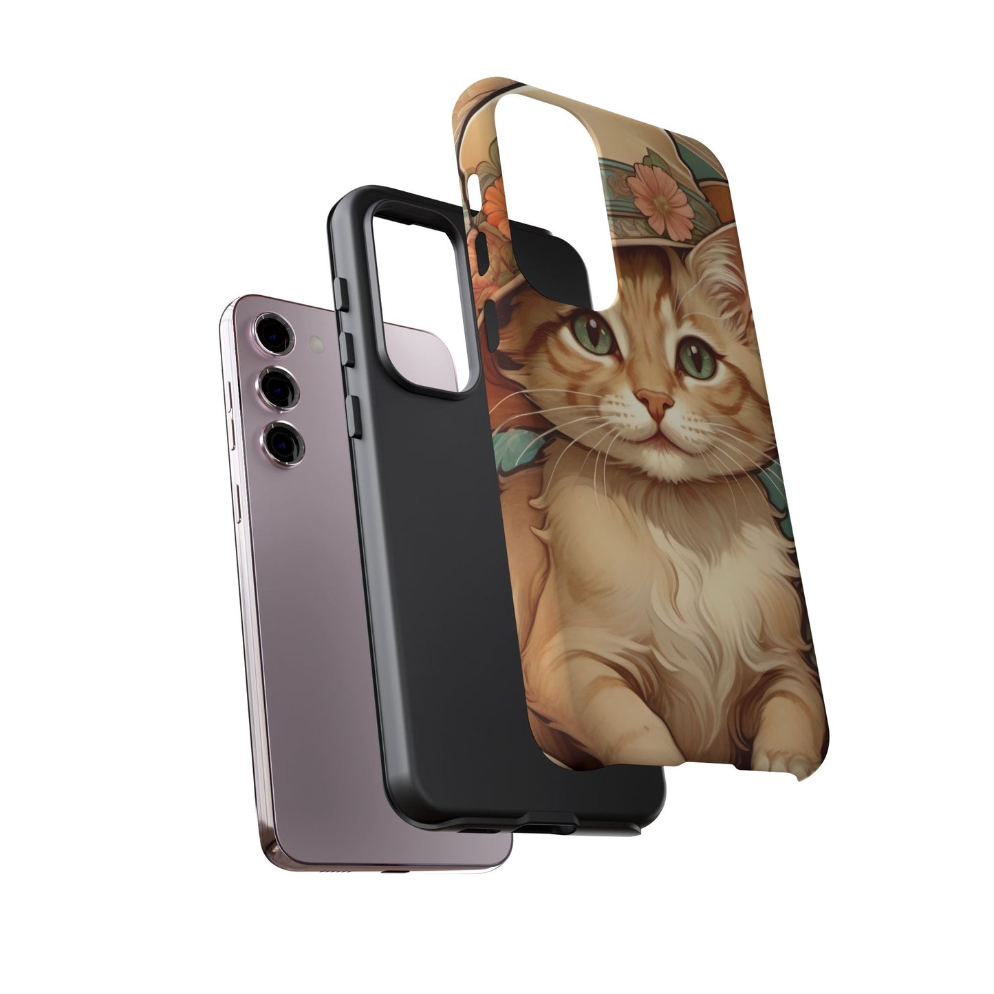 Alphonse Mucha Tough Phone Cases (A kitten)