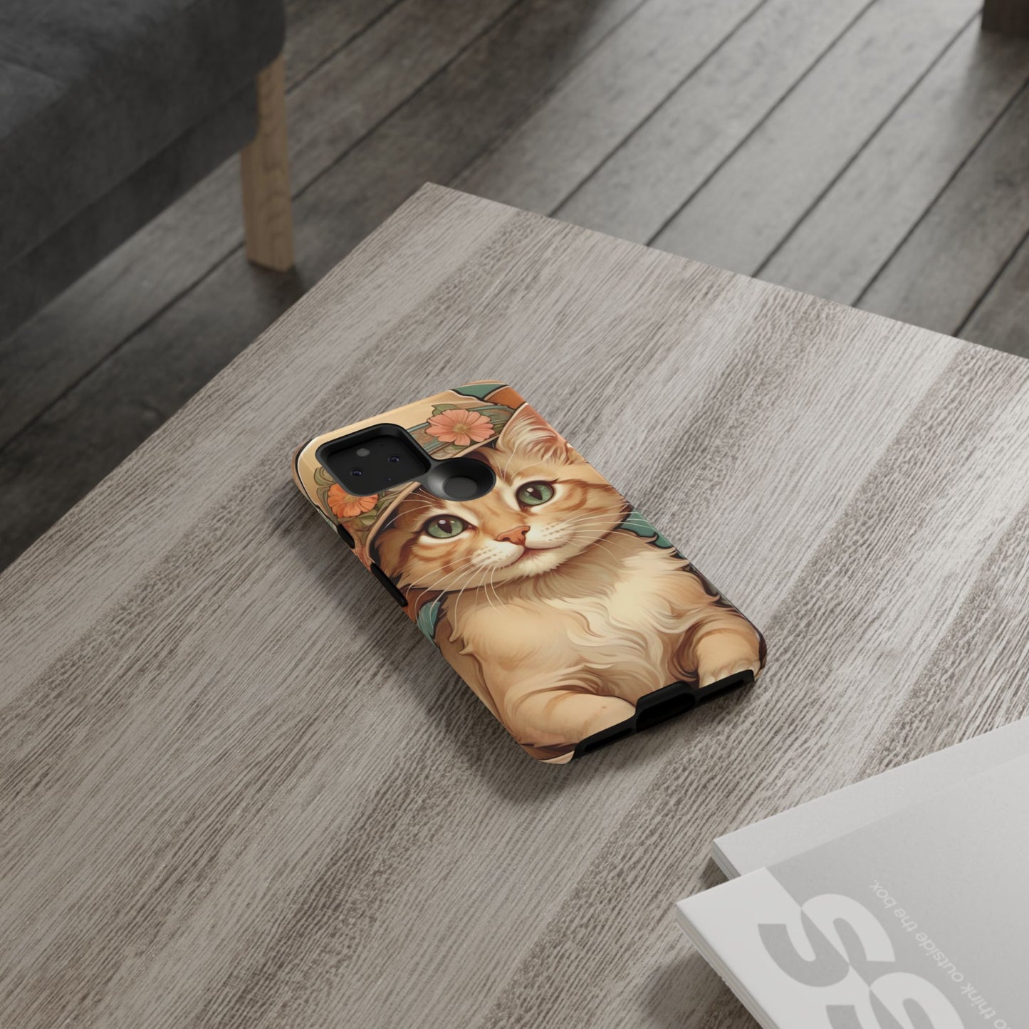 Alphonse Mucha Tough Phone Cases (A kitten)
