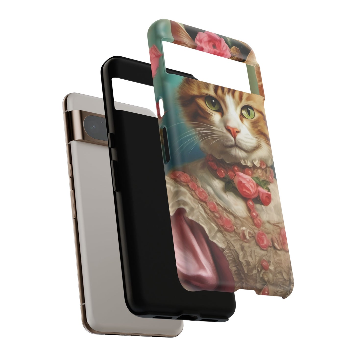 Rococo Cat Tough Phone Cases (A Queen 2)