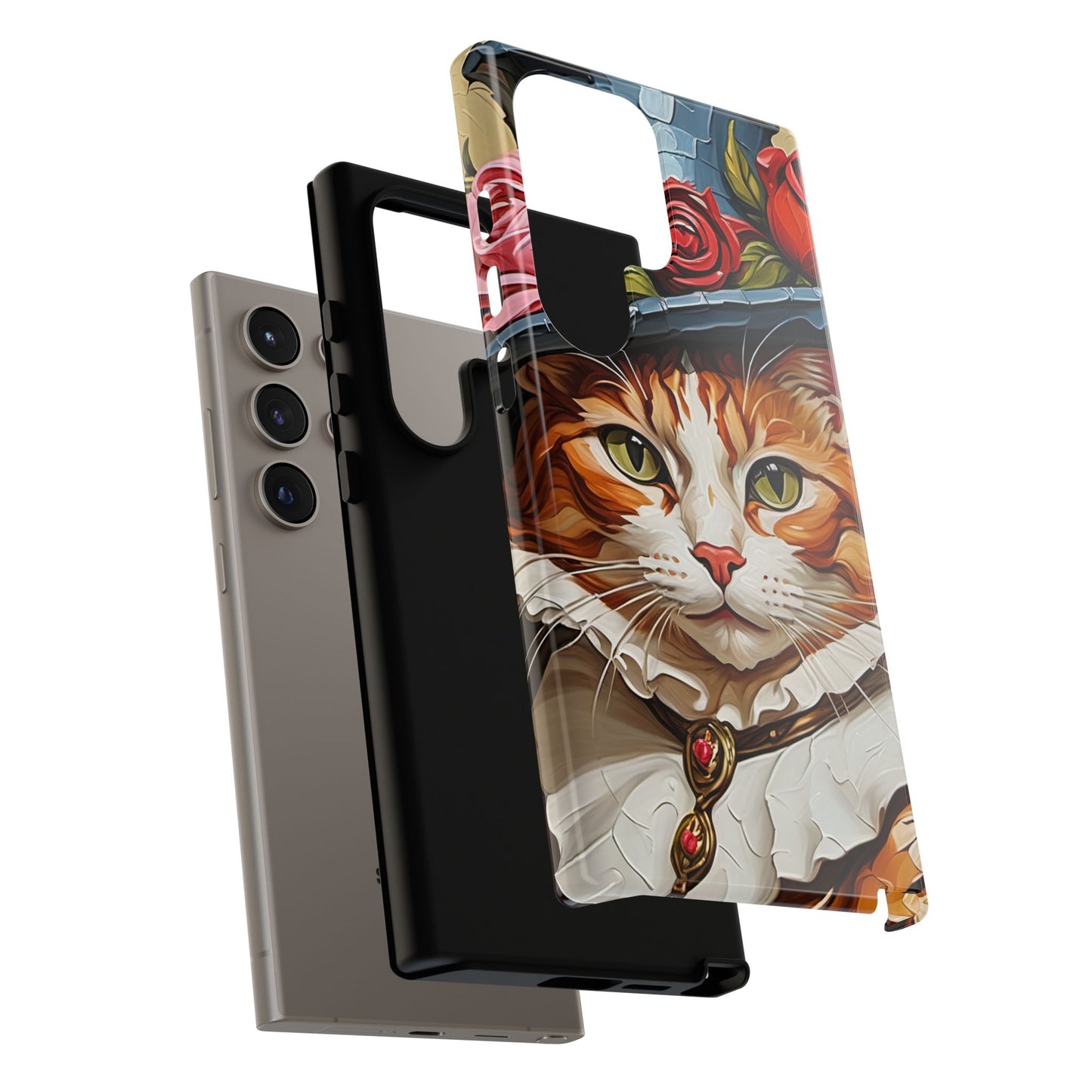 Oil Painting Cat Tough Phone Cases (A Gentleman)