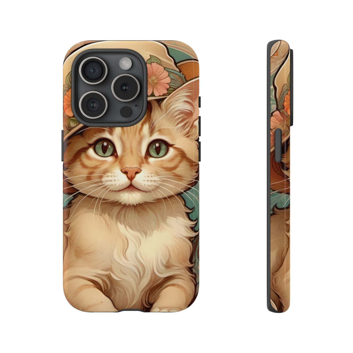 Alphonse Mucha Tough Phone Cases (A kitten)