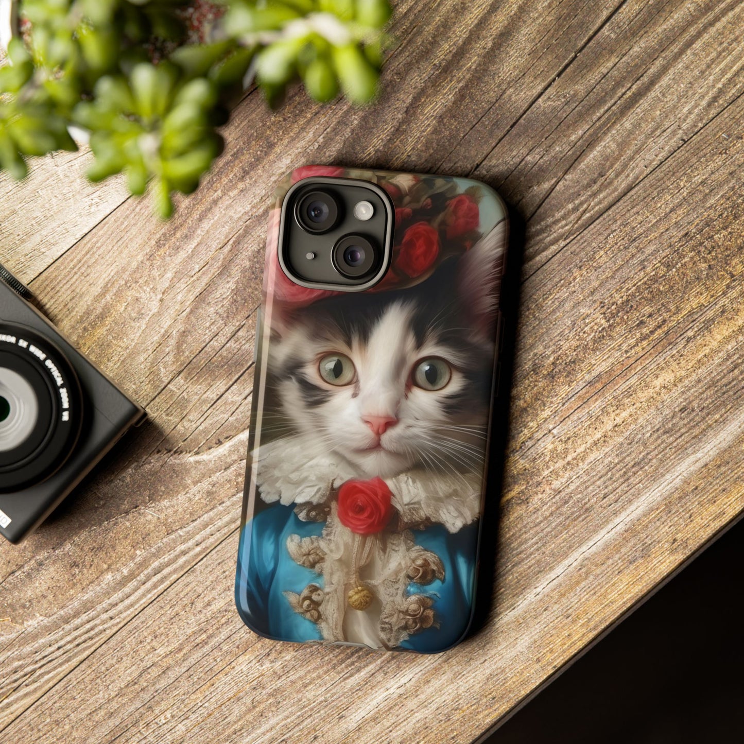 Rococo Cat Tough Phone Cases (A Kitten)