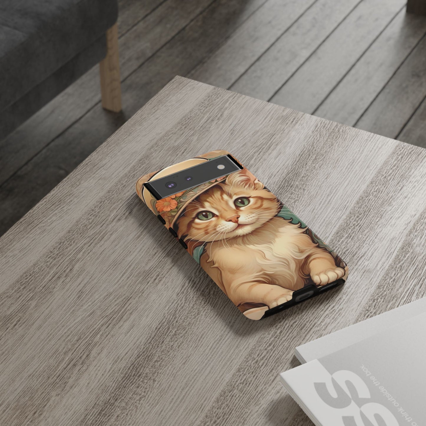 Alphonse Mucha Tough Phone Cases (A kitten)