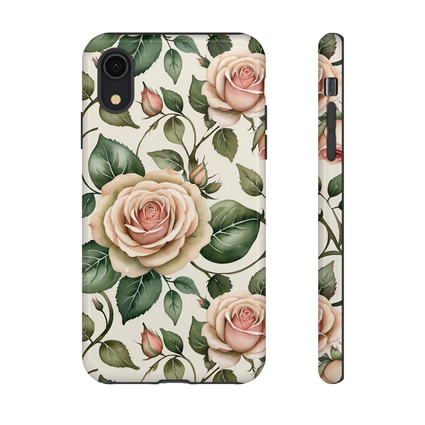 Watercolor Large Roses Tough Cases 2