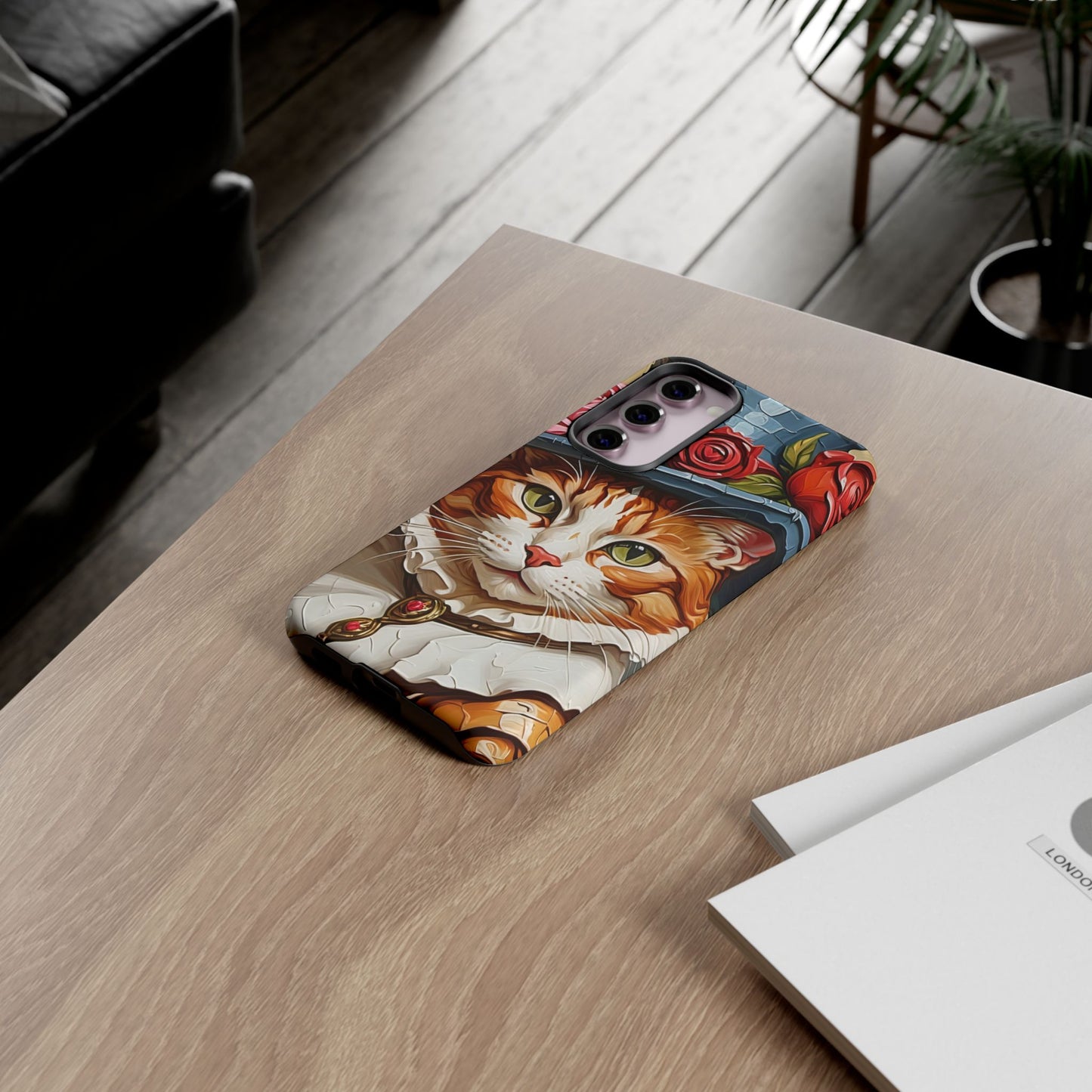 Oil Painting Cat Tough Phone Cases (A Gentleman)
