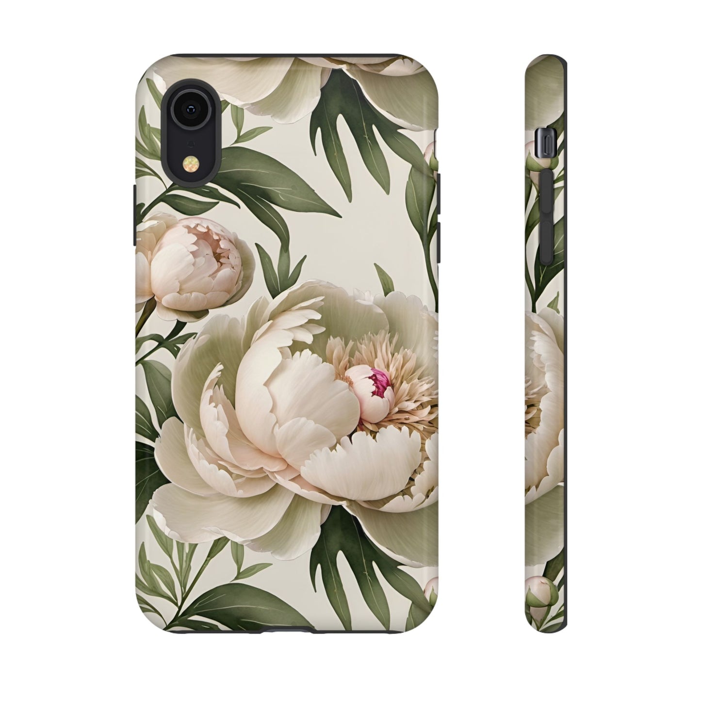 Watercolor Large Peonies Tough Cases