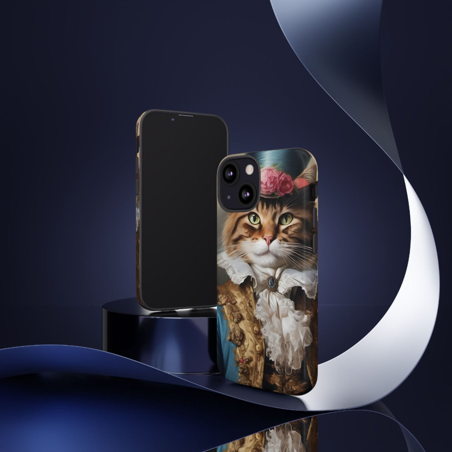 Rococo Cat Tough Phone Cases (A Gentleman)