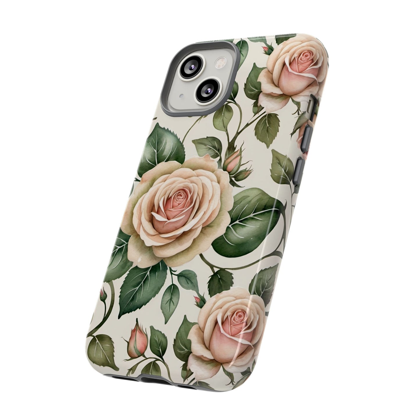Watercolor Large Roses Tough Cases 2