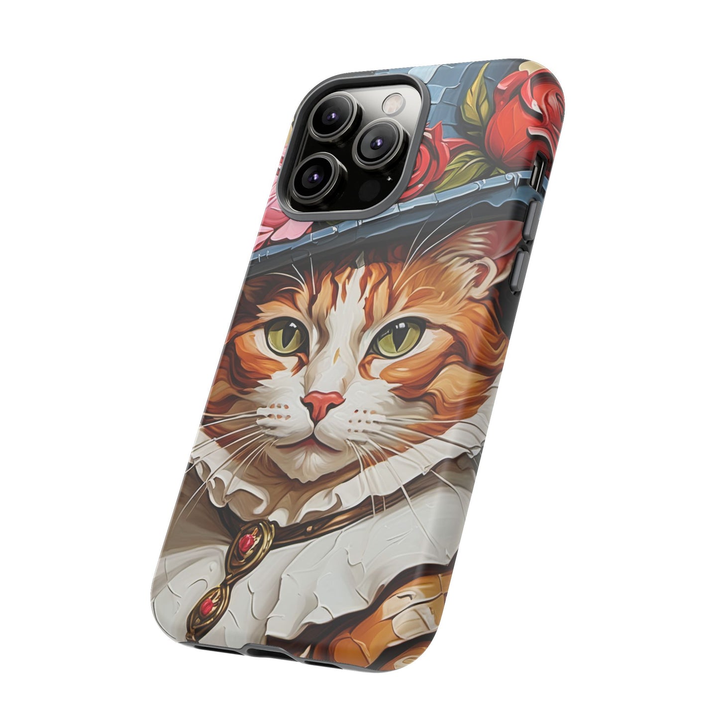 Oil Painting Cat Tough Phone Cases (A Gentleman)