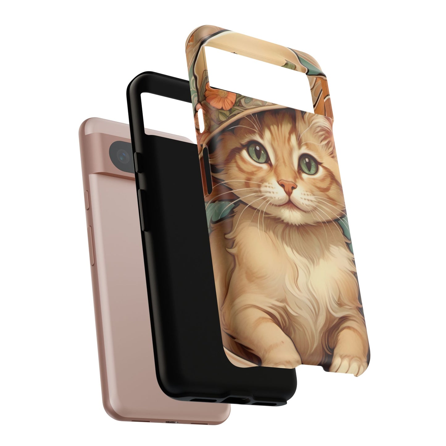Alphonse Mucha Tough Phone Cases (A kitten)