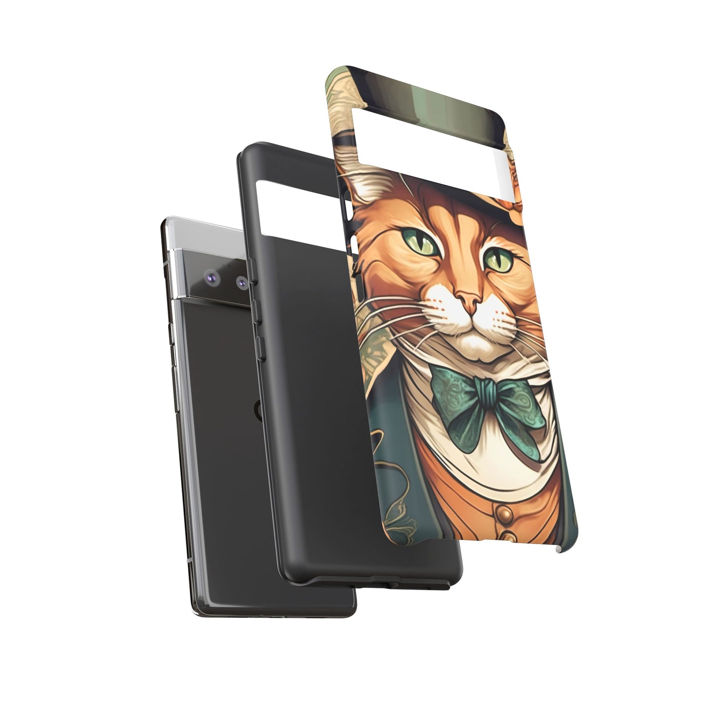 Alphonse Mucha Tough Phone Cases (A gentleman cat)