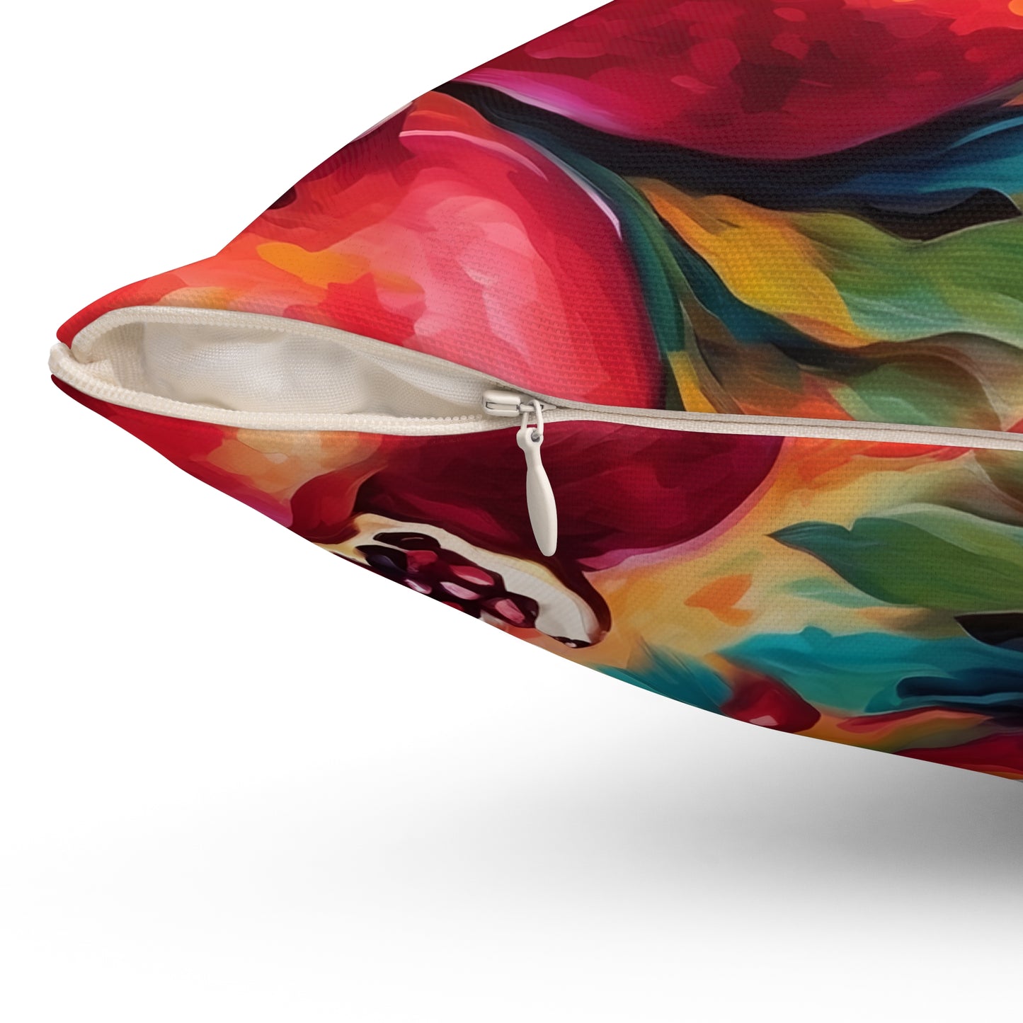 Vincent Van Gogh inspired Pomegranates Square Pillow