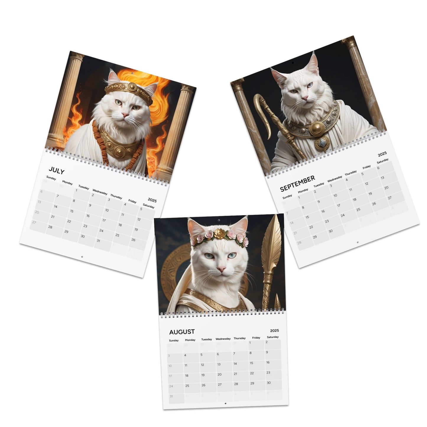 Cats of Olympus Calendar (2025)