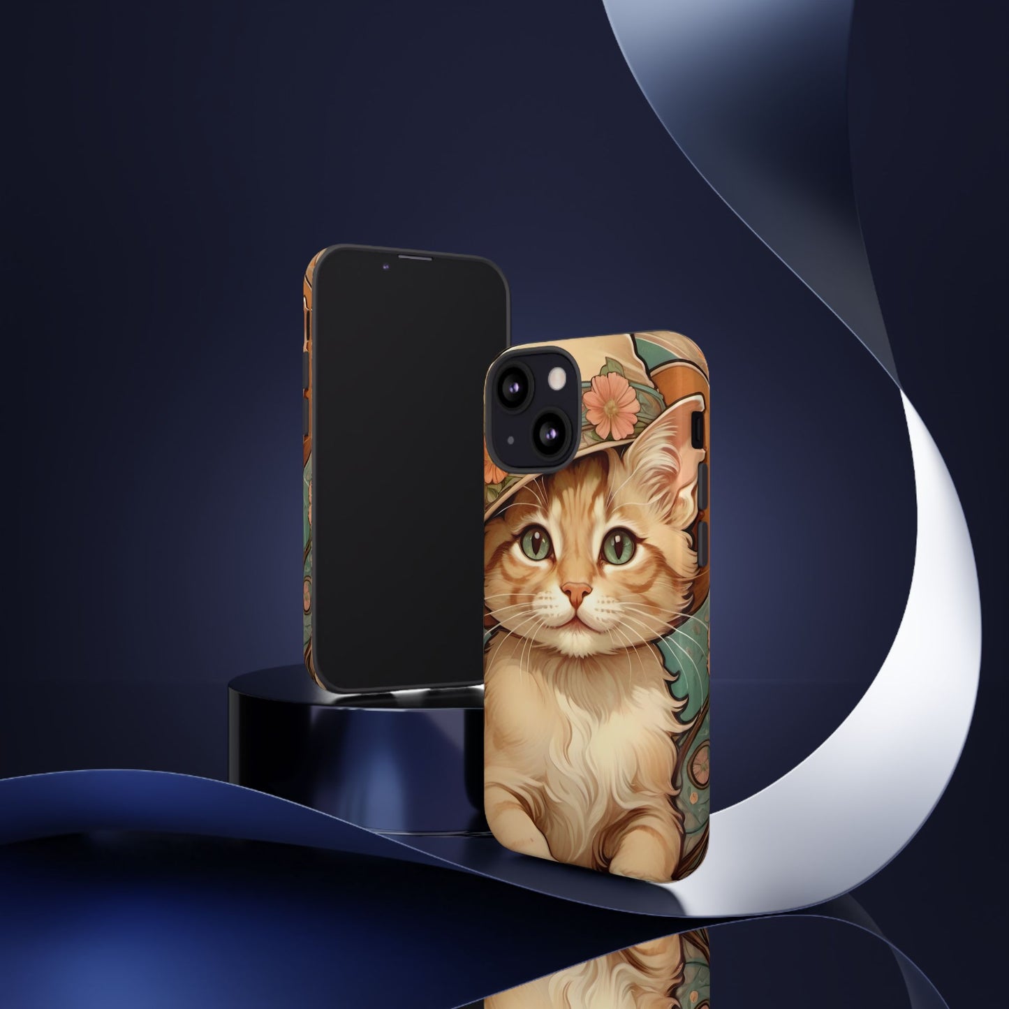 Alphonse Mucha Tough Phone Cases (A kitten)