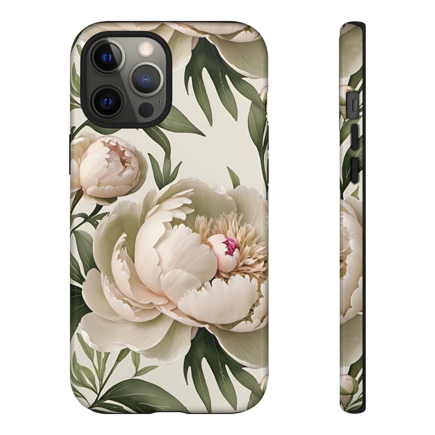 Watercolor Large Peonies Tough Cases