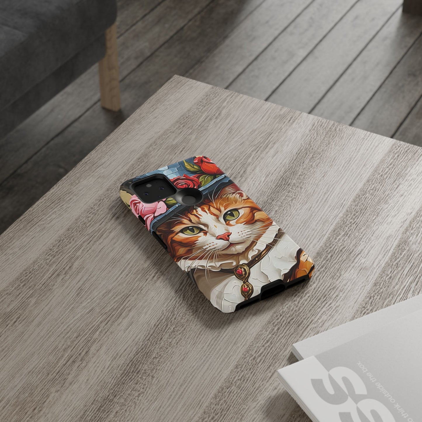 Oil Painting Cat Tough Phone Cases (A Gentleman)