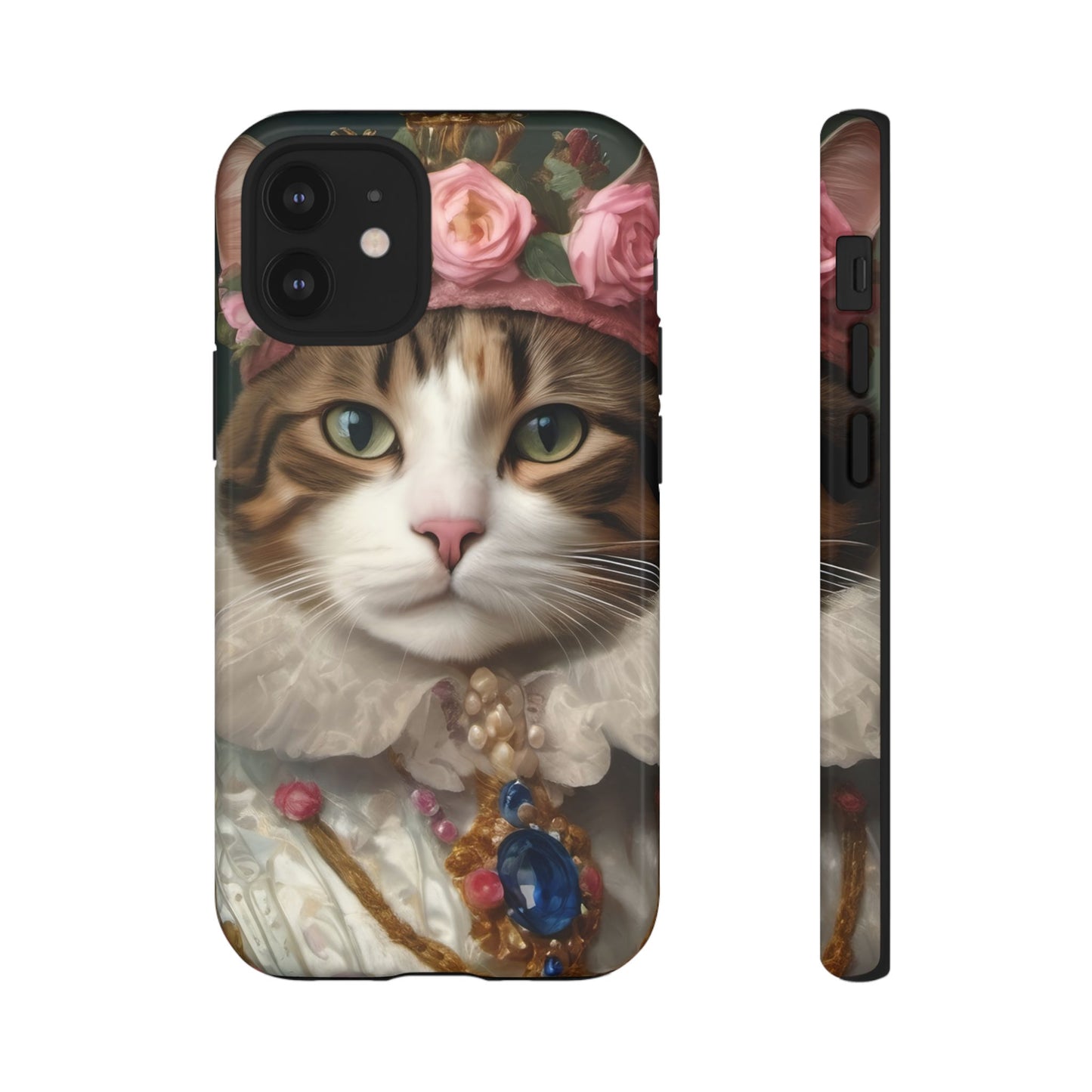 Rococo Cat Tough Phone Cases (A Queen)
