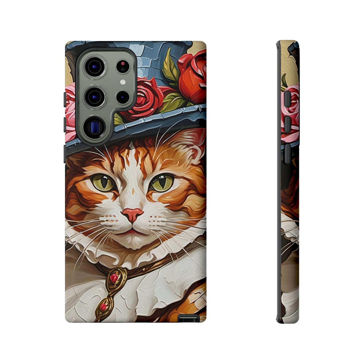 Oil Painting Cat Tough Phone Cases (A Gentleman)
