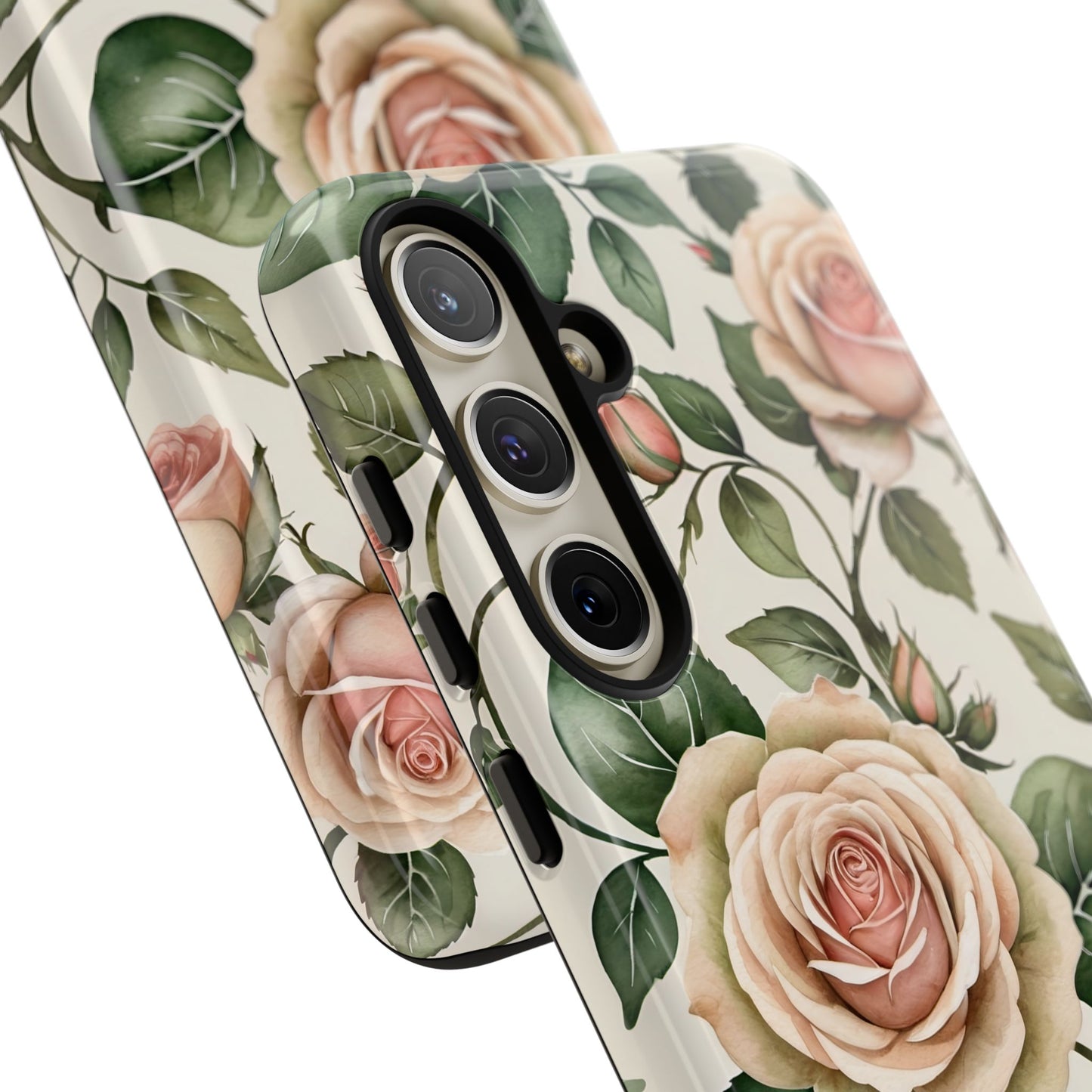 Watercolor Large Roses Tough Cases 2