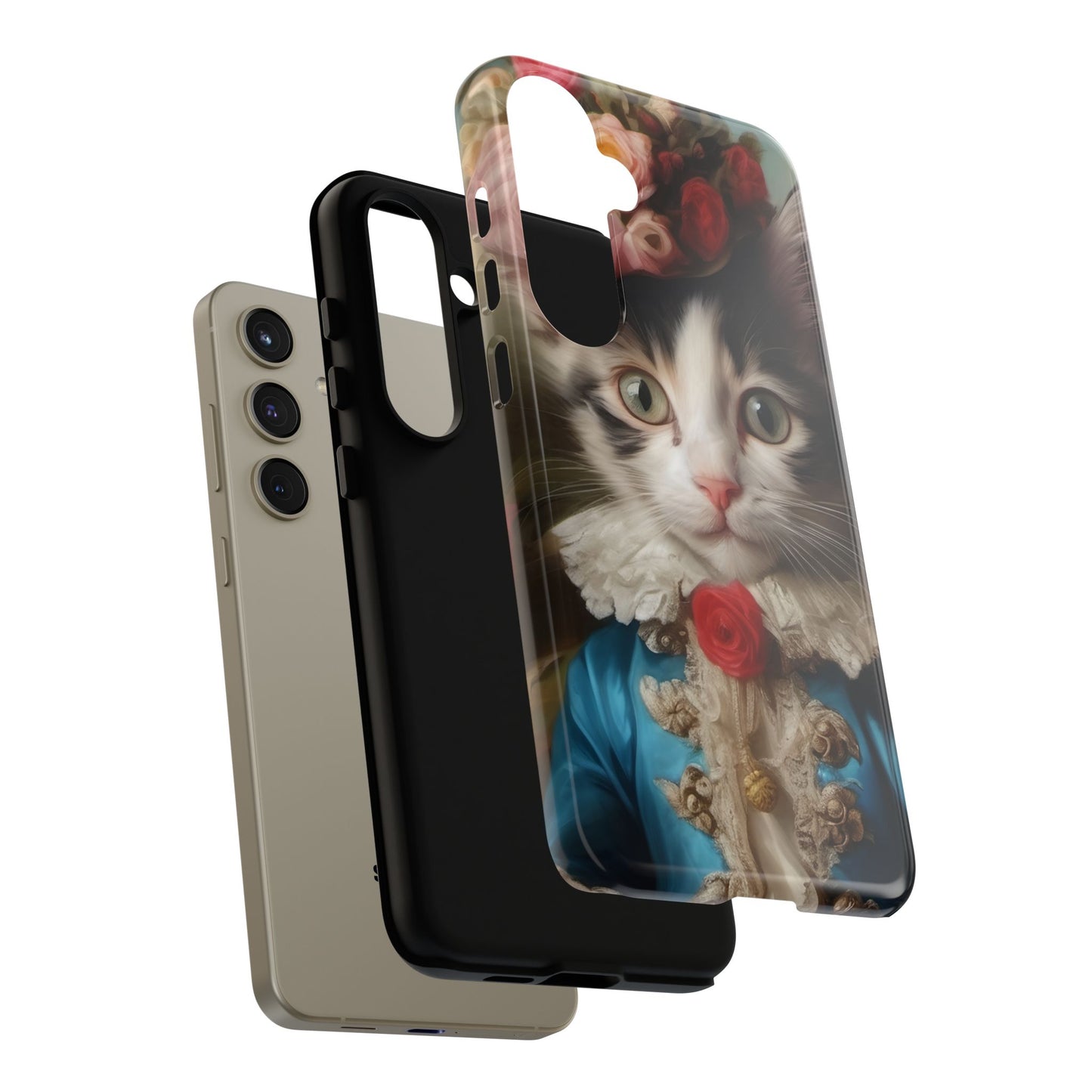 Rococo Cat Tough Phone Cases (A Kitten)