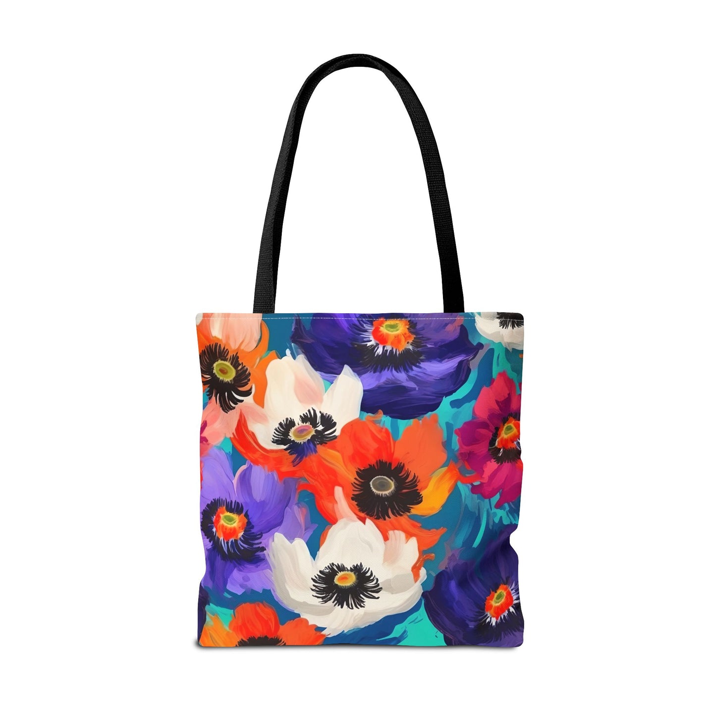 Fauvism inspired Colorful Anemones Tote Bag