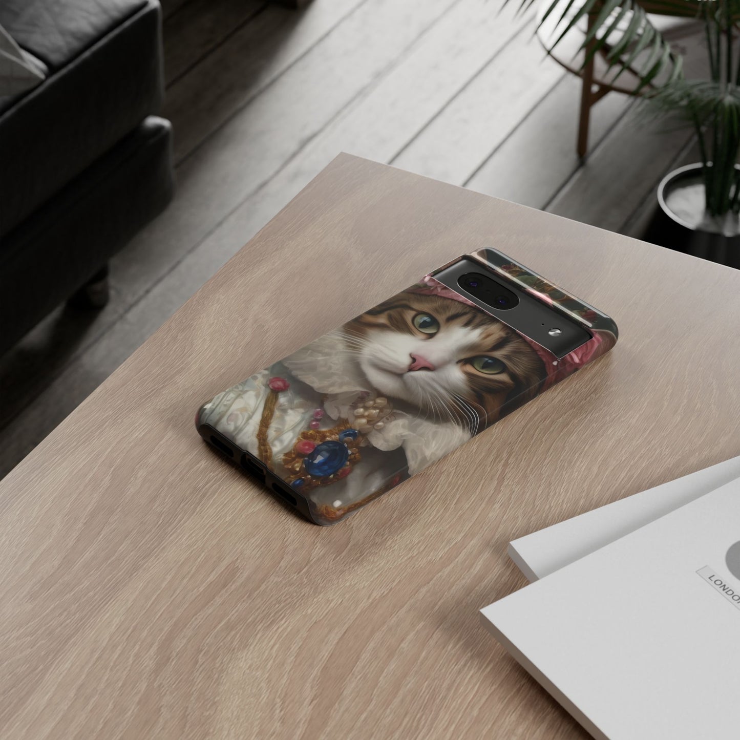Rococo Cat Tough Phone Cases (A Queen)