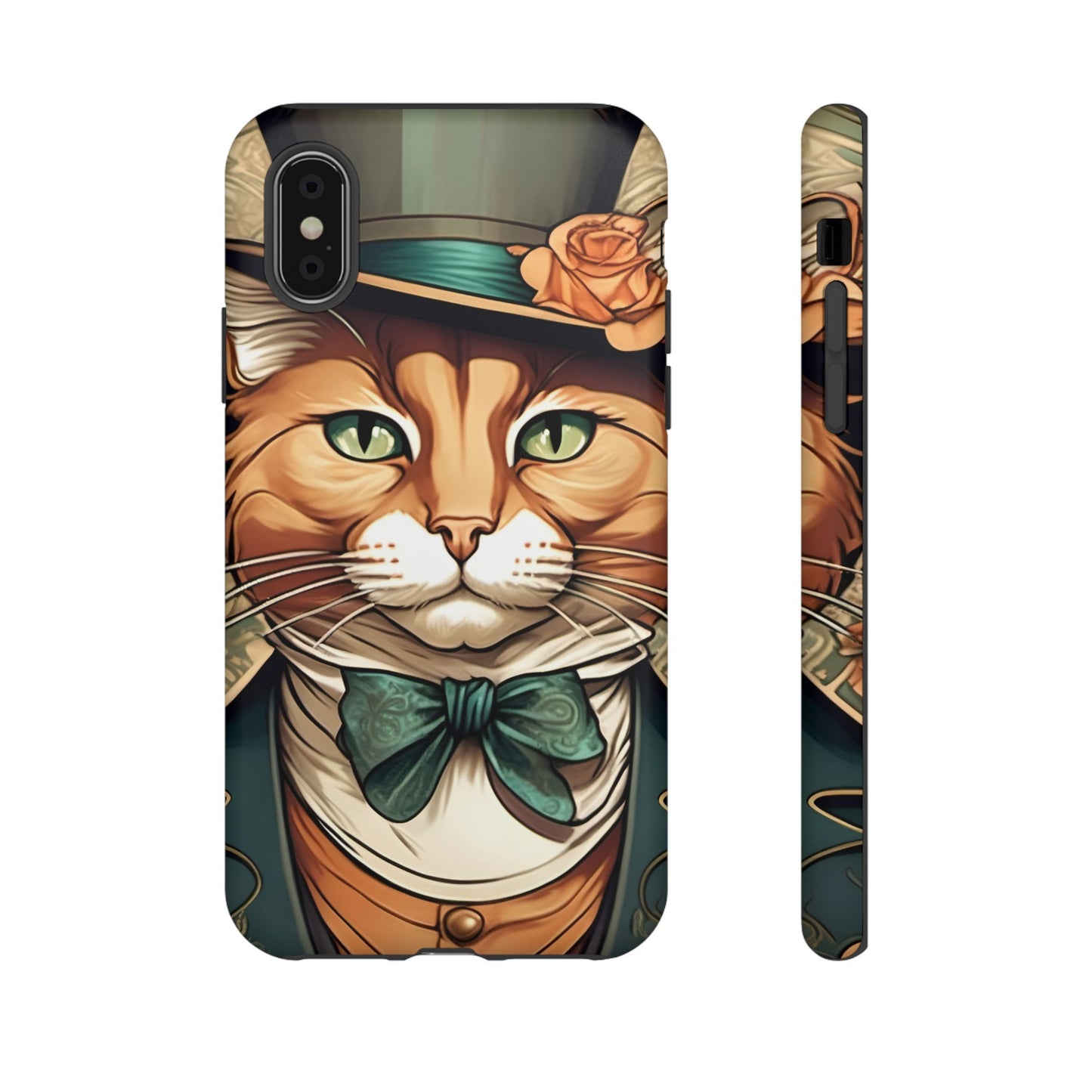 Alphonse Mucha Tough Phone Cases (A gentleman cat)