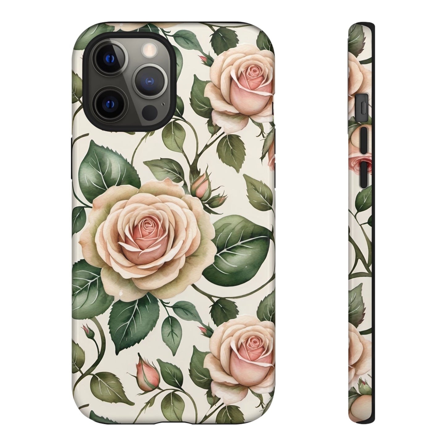 Watercolor Large Roses Tough Cases 2