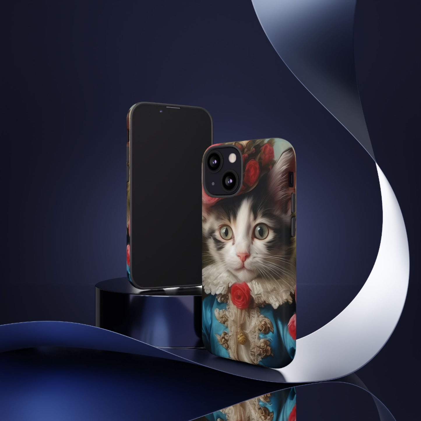Rococo Cat Tough Phone Cases (A Kitten)
