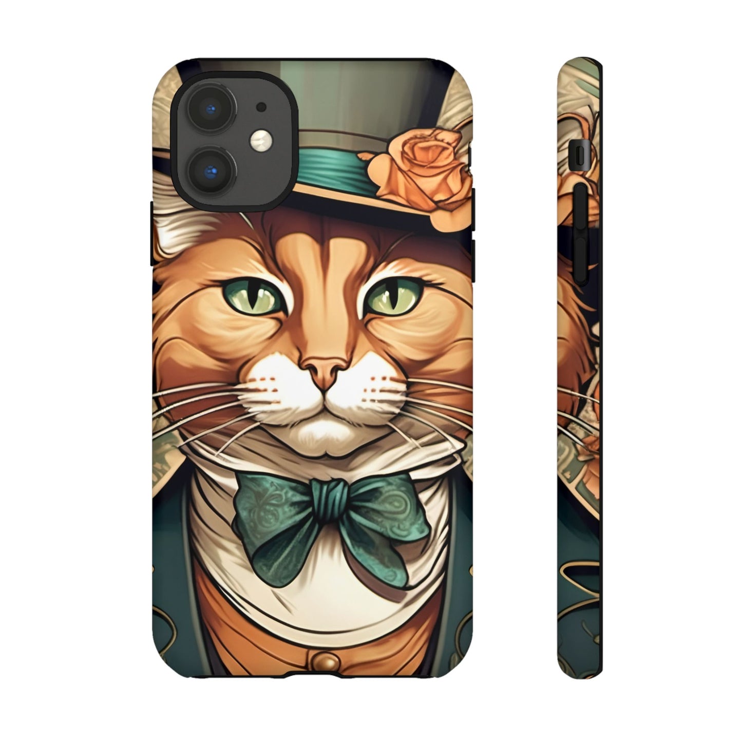 Alphonse Mucha Tough Phone Cases (A gentleman cat)