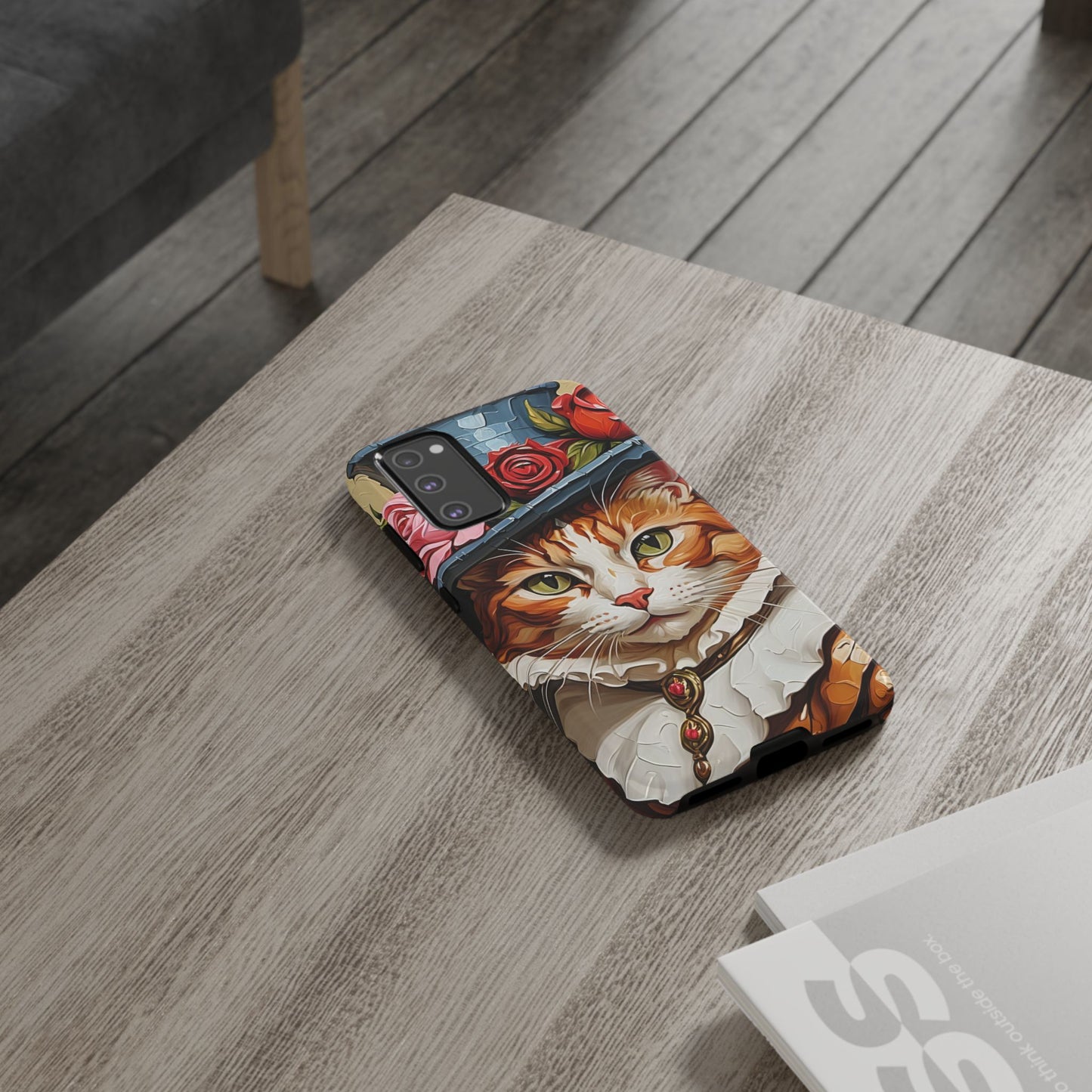 Oil Painting Cat Tough Phone Cases (A Gentleman)