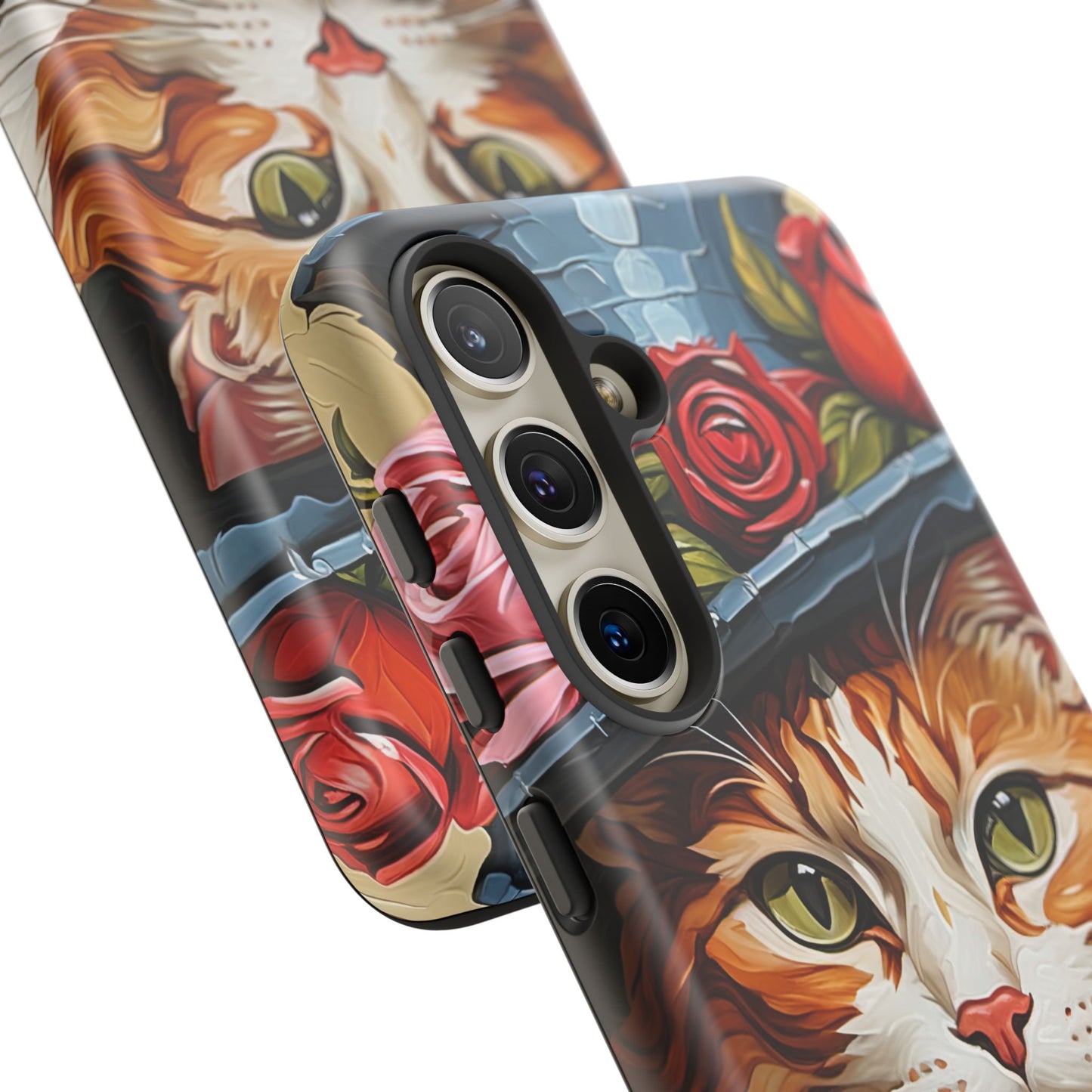 Oil Painting Cat Tough Phone Cases (A Gentleman)