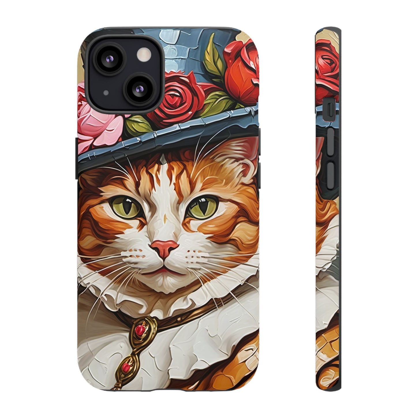 Oil Painting Cat Tough Phone Cases (A Gentleman)
