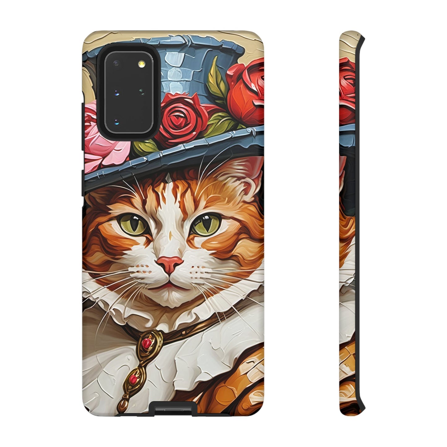 Oil Painting Cat Tough Phone Cases (A Gentleman)