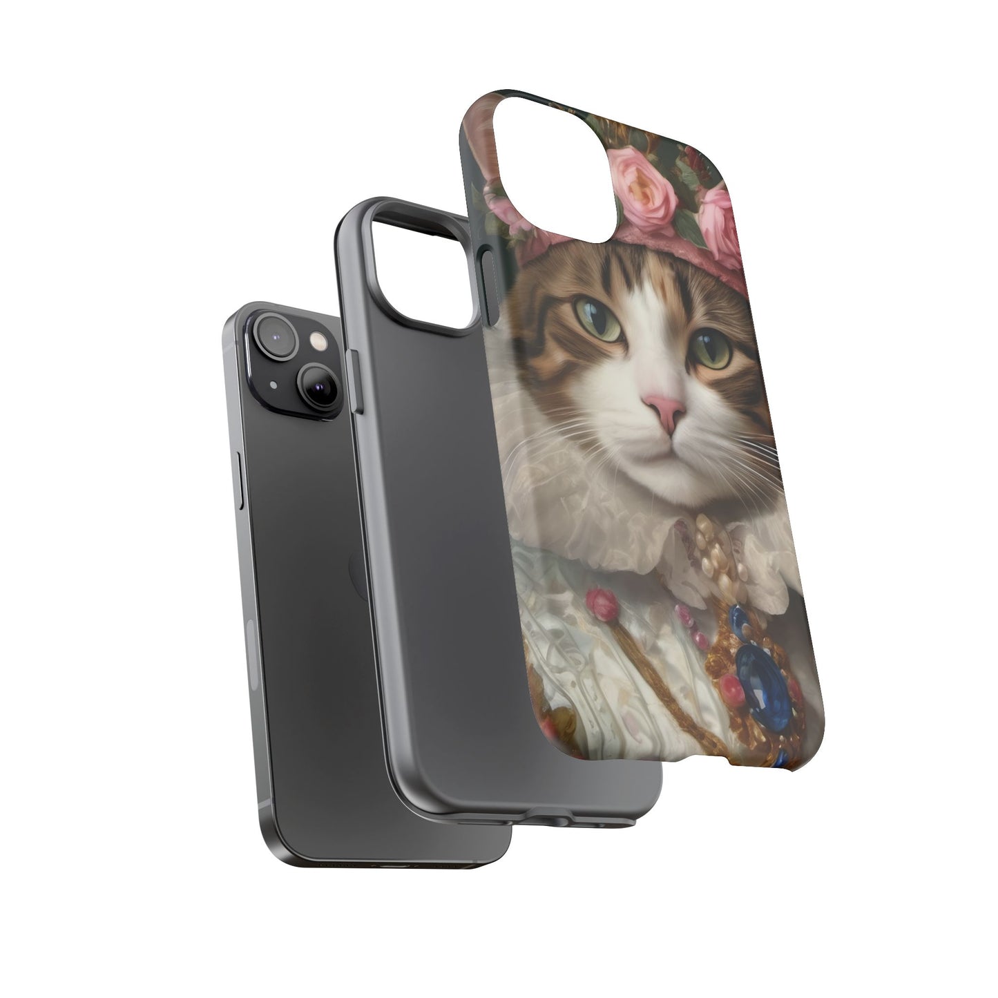 Rococo Cat Tough Phone Cases (A Queen)