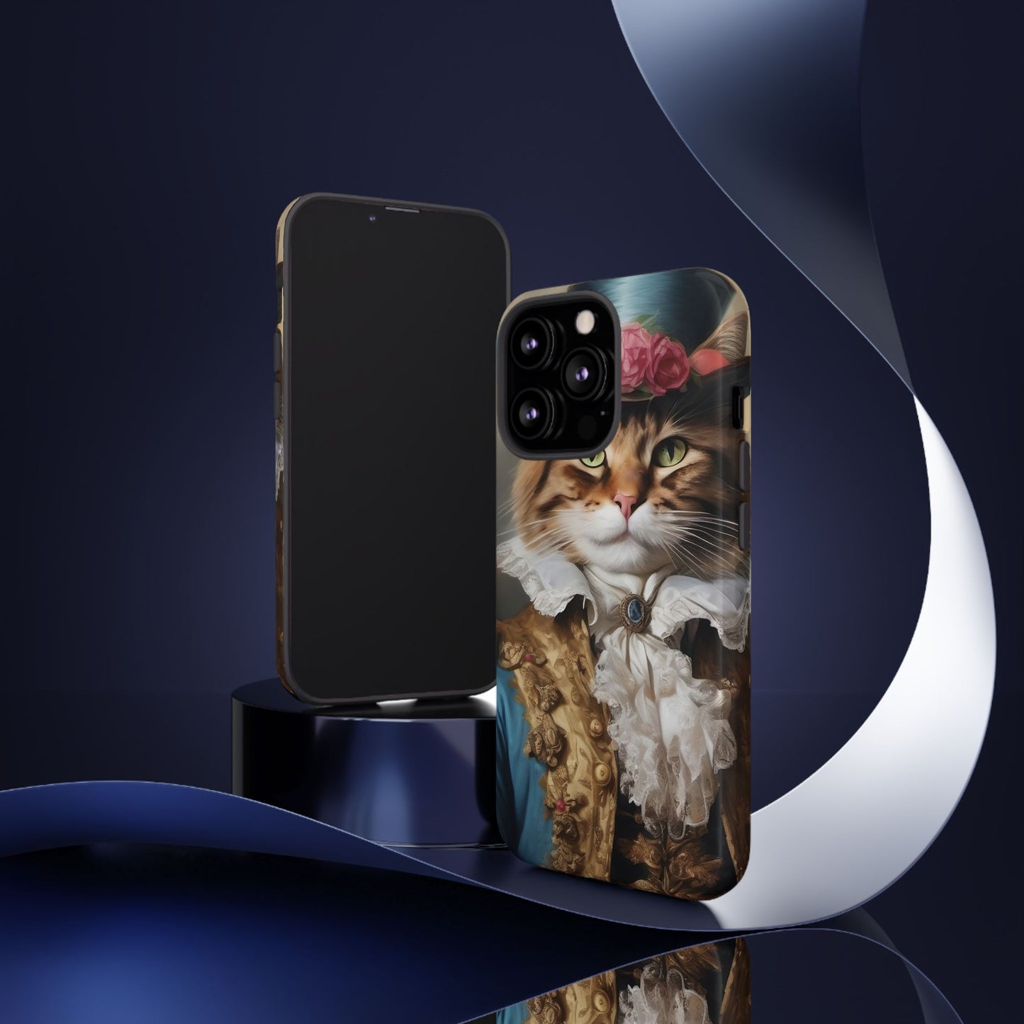 Rococo Cat Tough Phone Cases (A Gentleman)