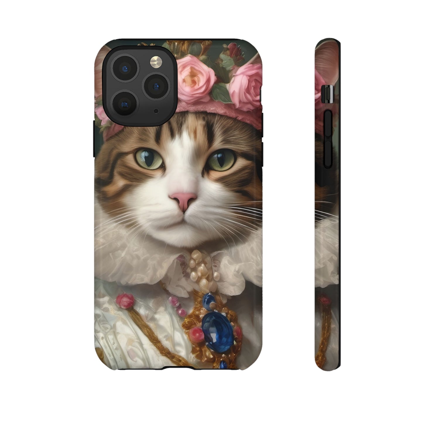 Rococo Cat Tough Phone Cases (A Queen)