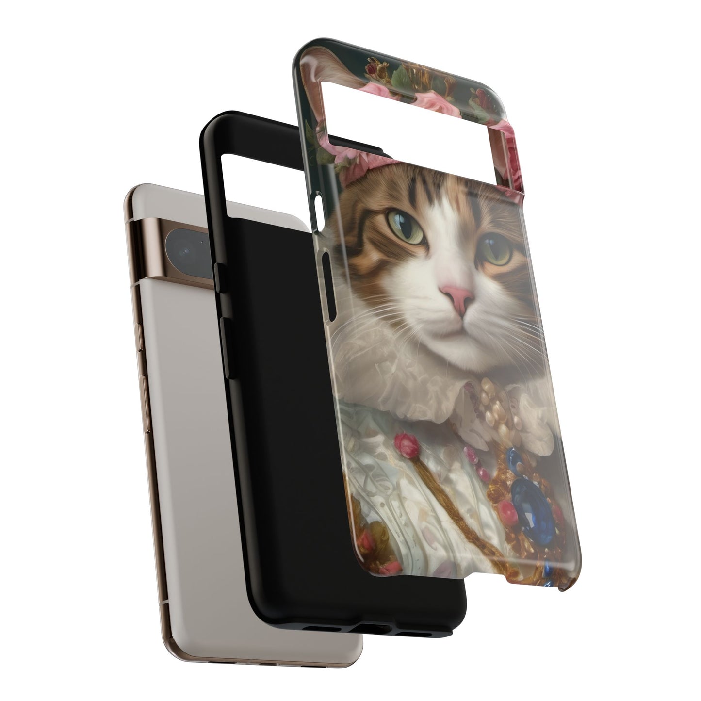 Rococo Cat Tough Phone Cases (A Queen)