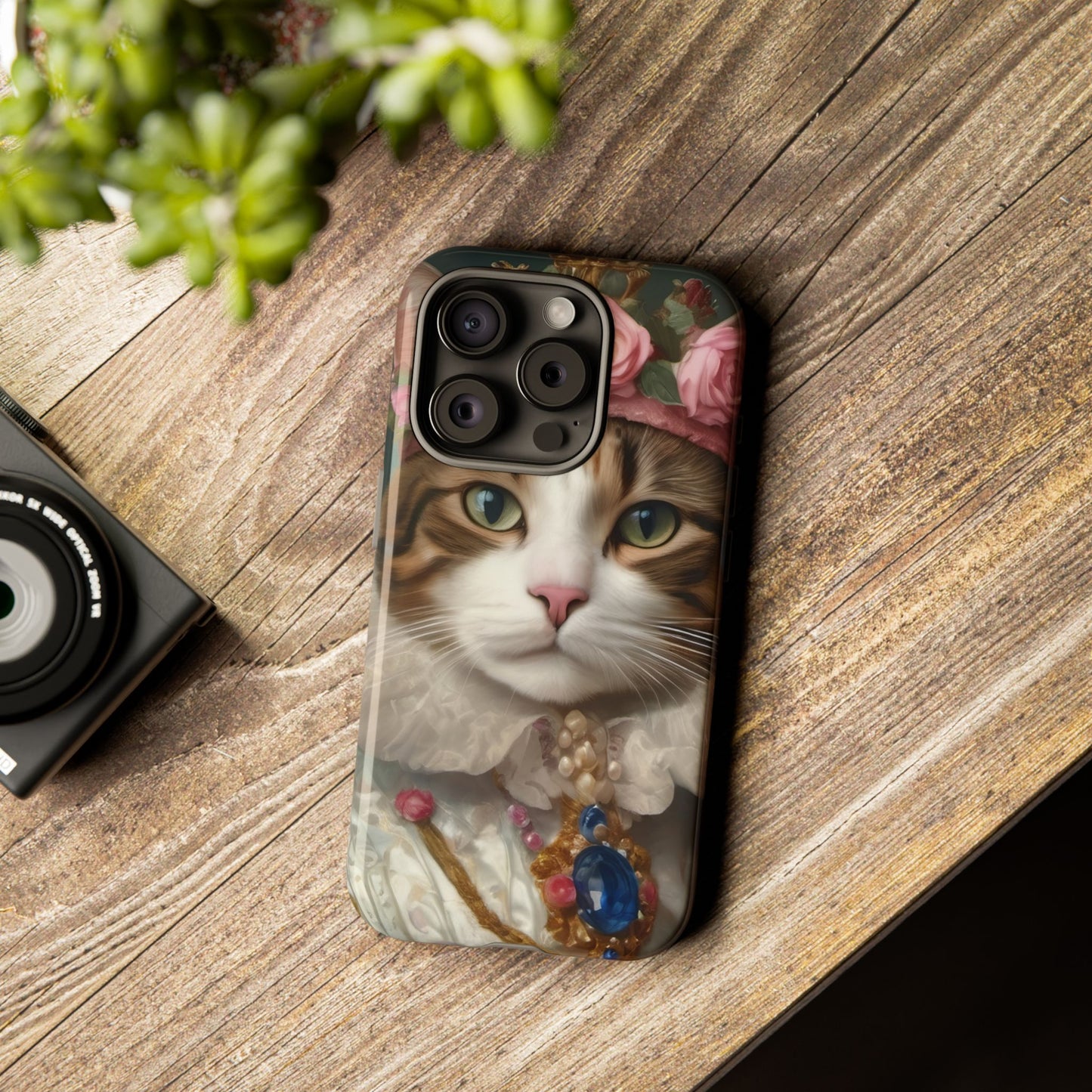 Rococo Cat Tough Phone Cases (A Queen)