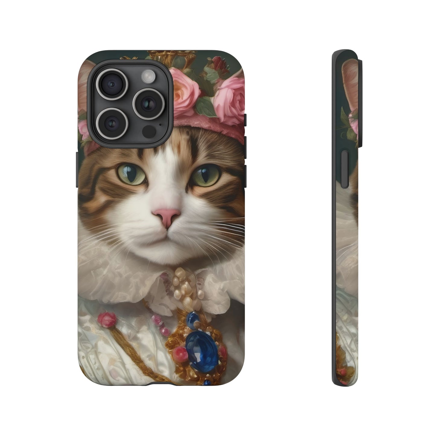 Rococo Cat Tough Phone Cases (A Queen)