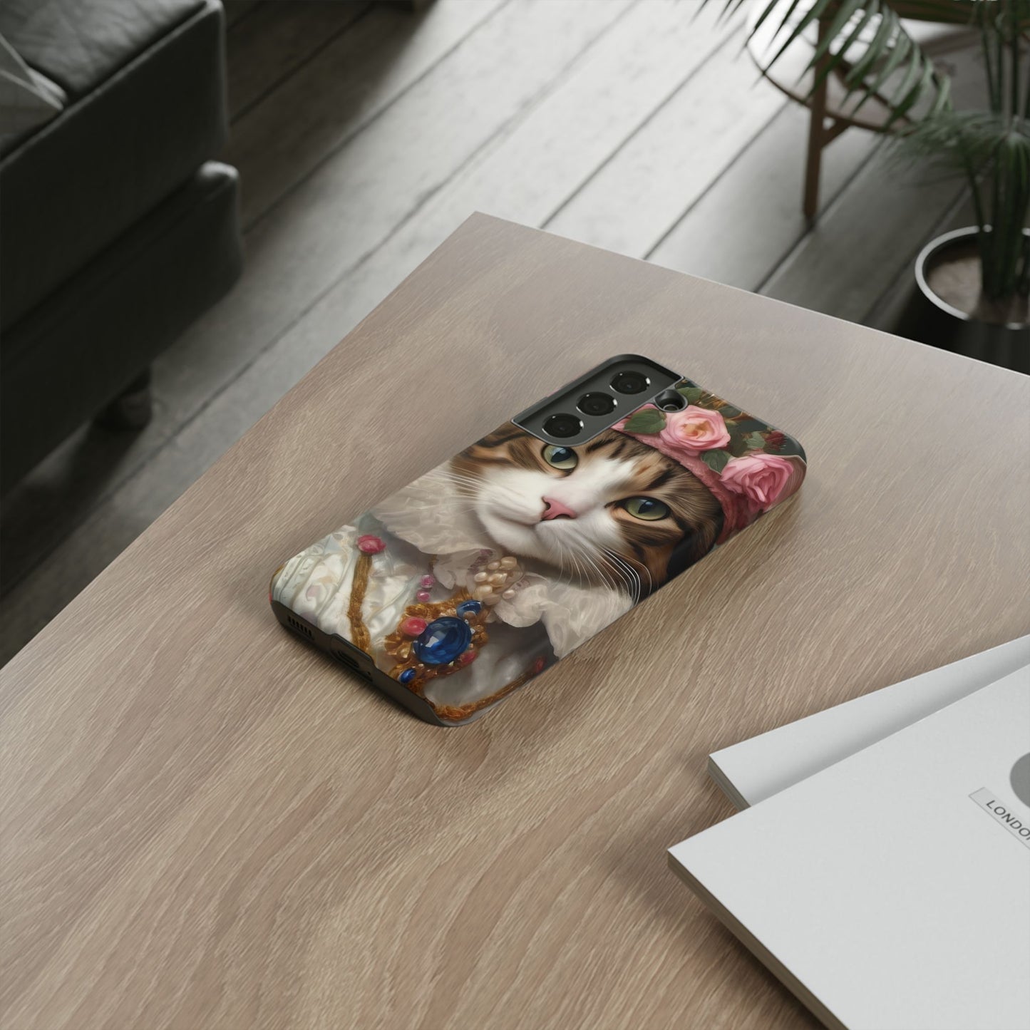 Rococo Cat Tough Phone Cases (A Queen)