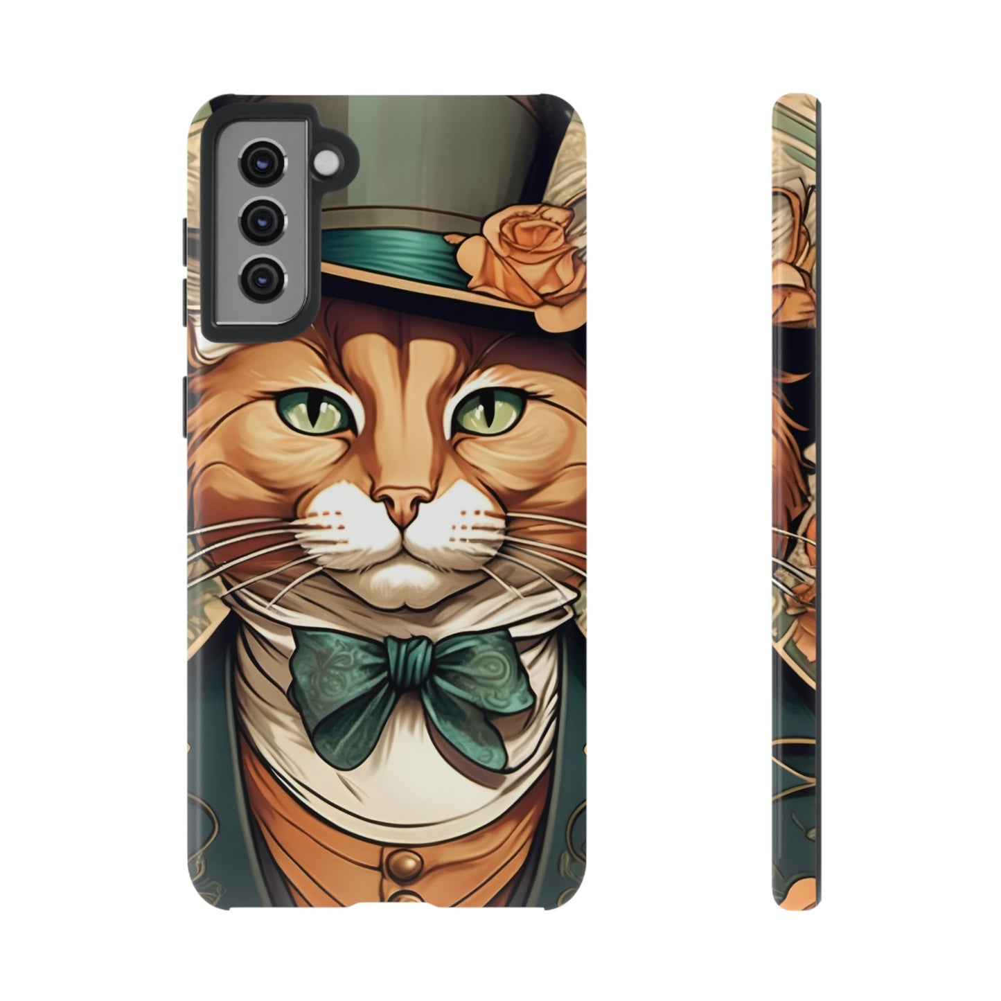 Alphonse Mucha Tough Phone Cases (A gentleman cat)
