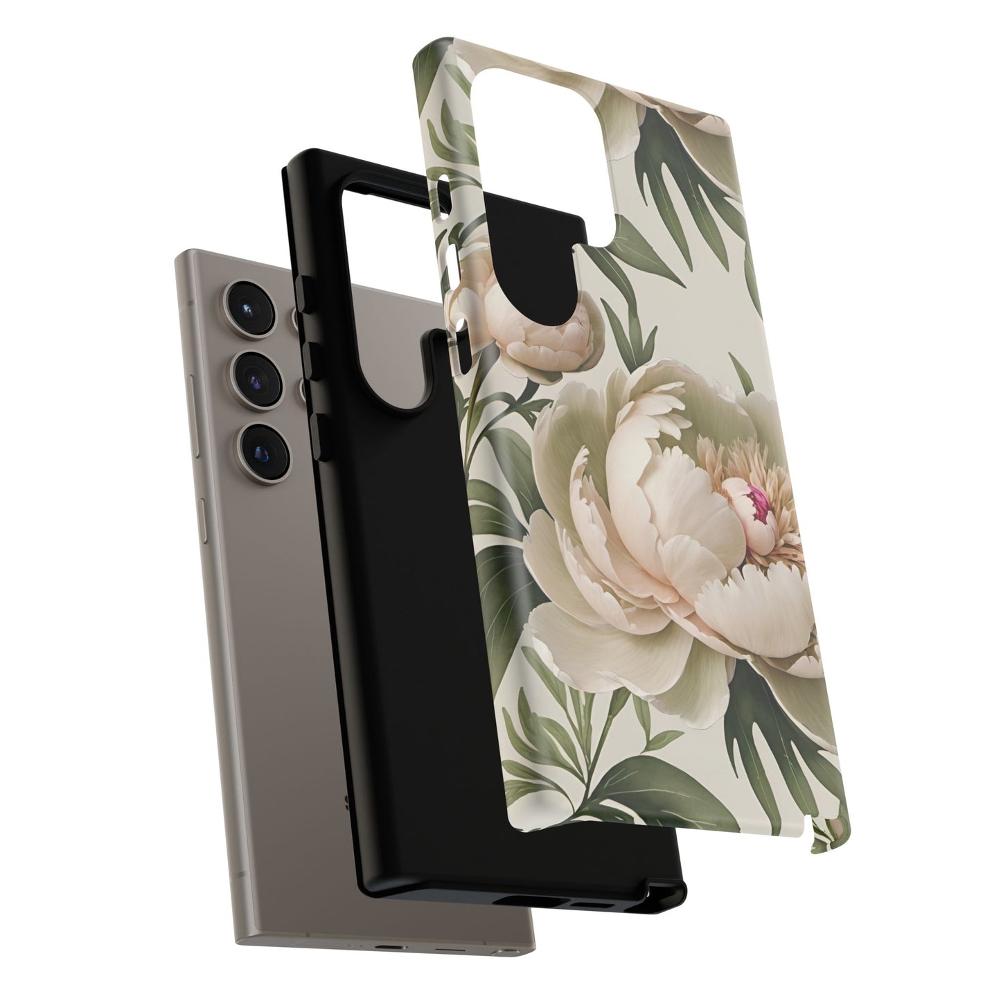 Watercolor Large Peonies Tough Cases