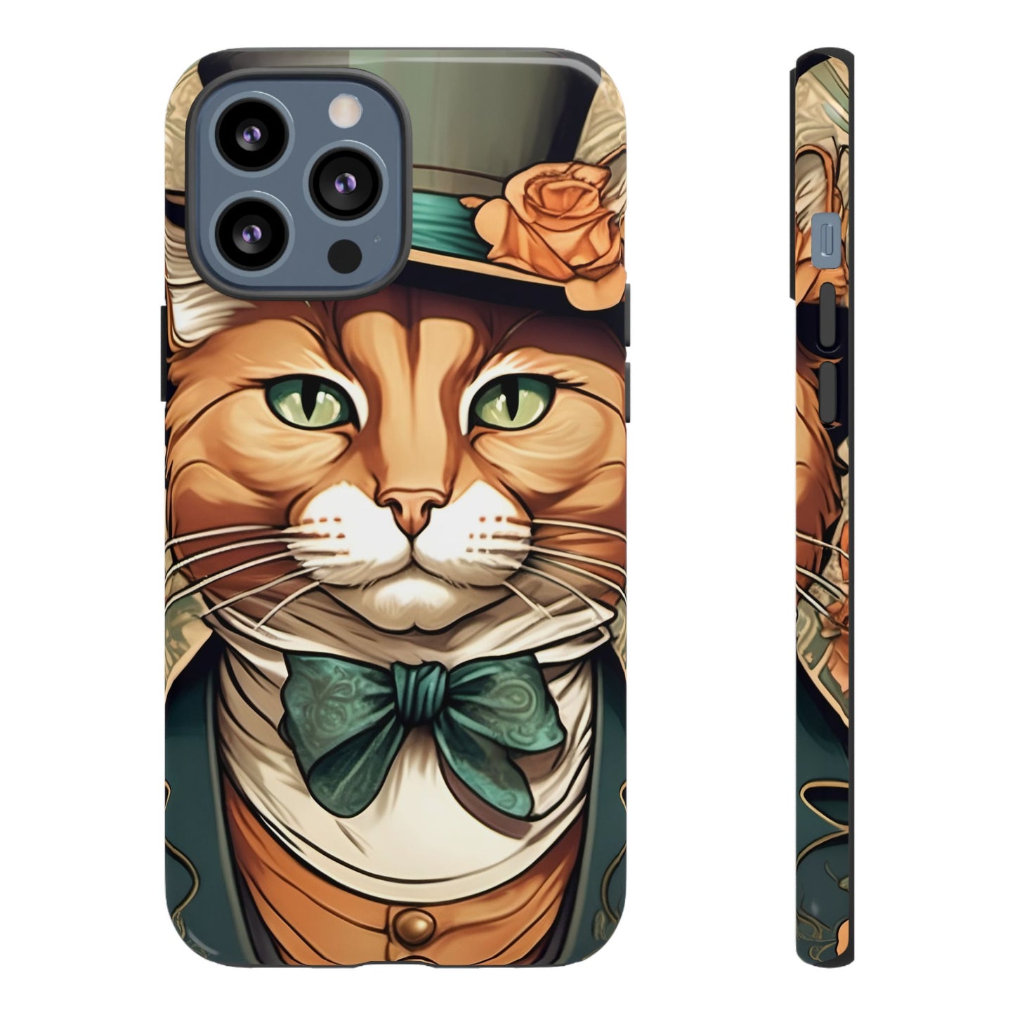 Alphonse Mucha Tough Phone Cases (A gentleman cat)