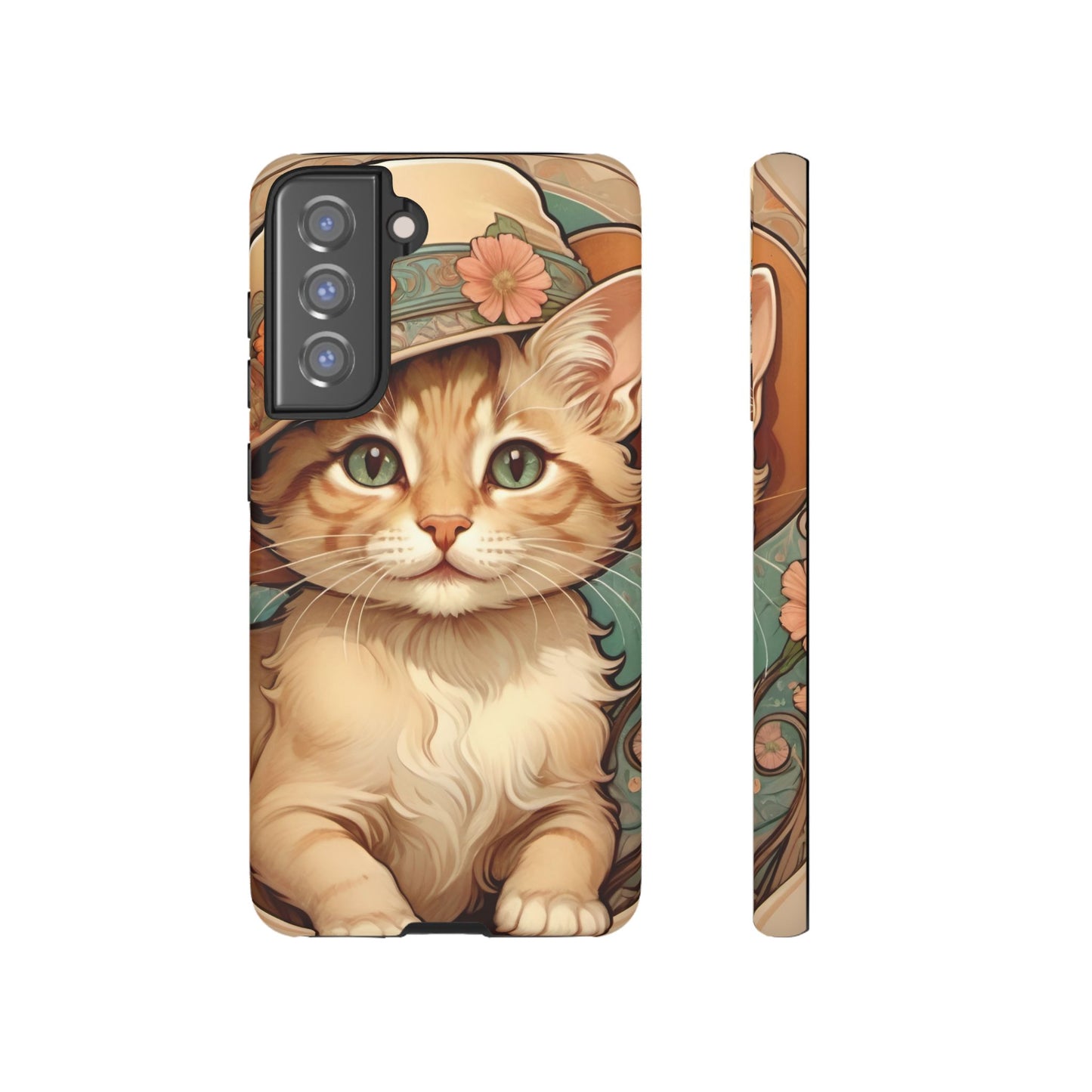 Alphonse Mucha Tough Phone Cases (A kitten)