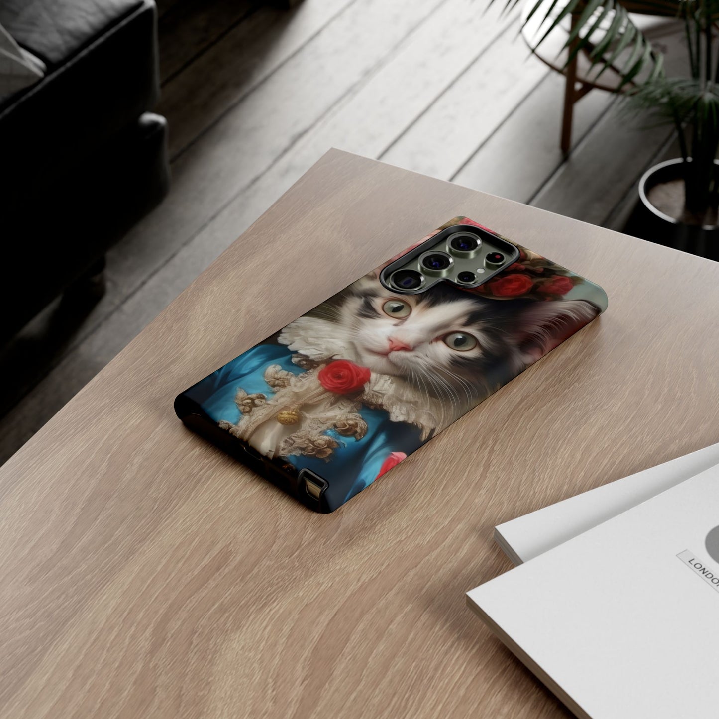 Rococo Cat Tough Phone Cases (A Kitten)